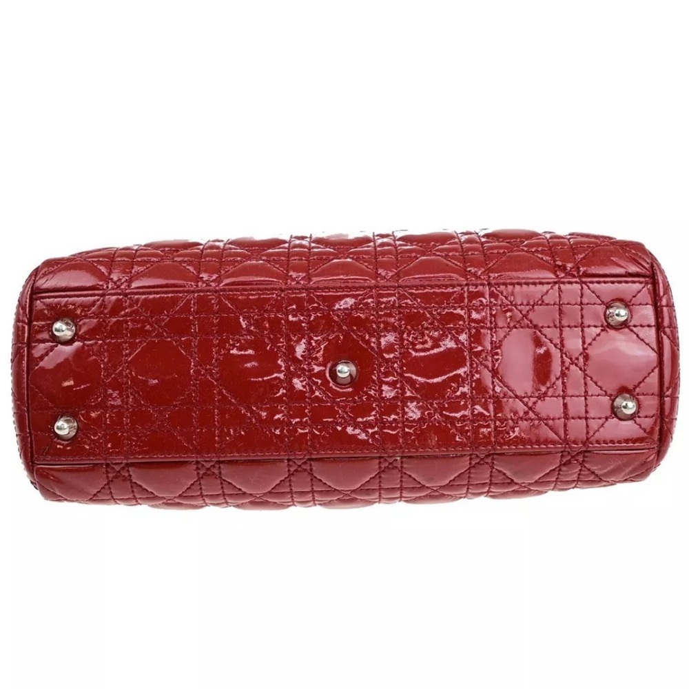 Dior Red Quilted Shoulder Bag - Picture 6 of 13